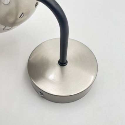 Brilagi - Zidna lampa MALIVA 1xE14/15W/230V mat hrom/zadimljeno staklo