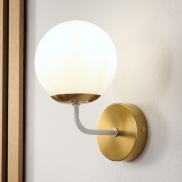 Brilagi - Zidna lampa MALIVA 1xE14/15W/230V zlatna/bela