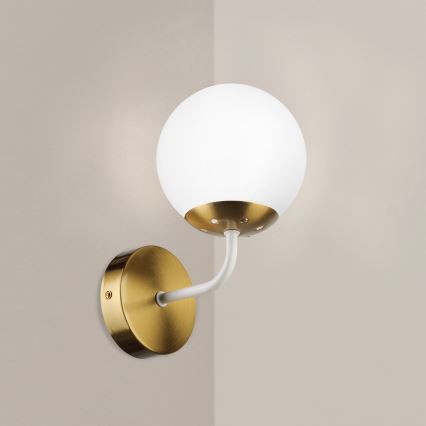 Brilagi - Zidna lampa MALIVA 1xE14/15W/230V zlatna/bela