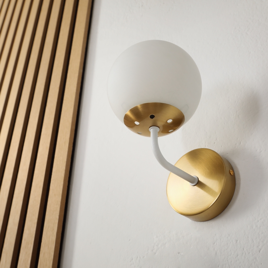 Brilagi - Zidna lampa MALIVA 1xE14/15W/230V zlatna/bela