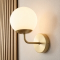 Brilagi - Zidna lampa MALIVA 1xE14/15W/230V zlatna/bela