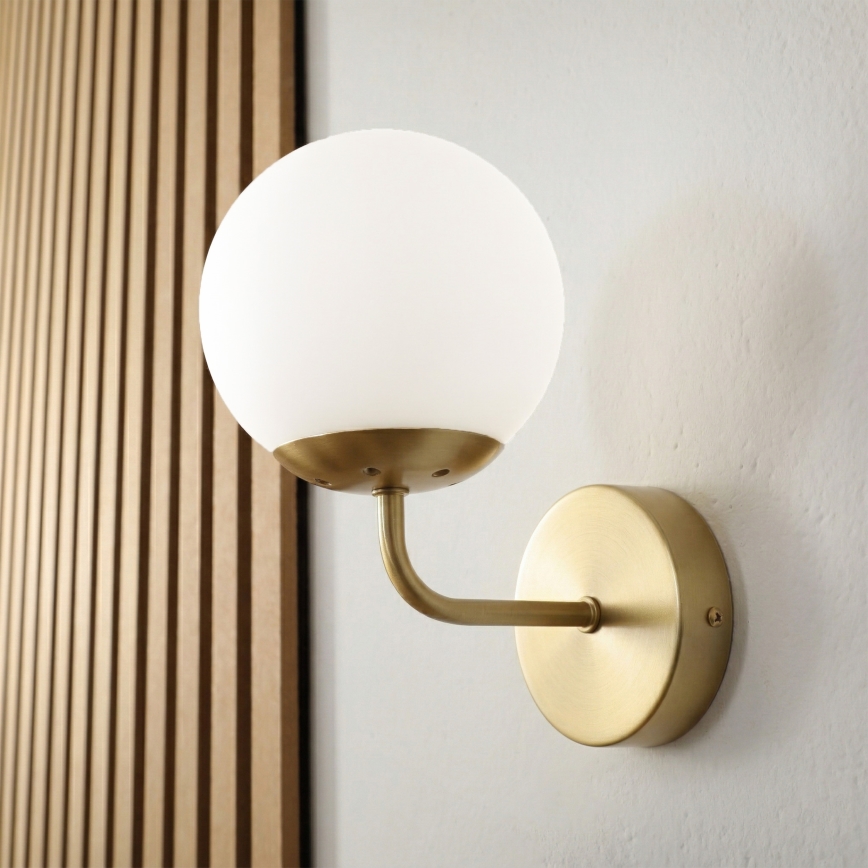 Brilagi - Zidna lampa MALIVA 1xE14/15W/230V zlatna/bela