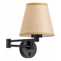 BRILAGI - Zidna lampa NUBILA 1xE27/15W/230V bež/crna