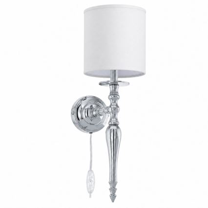 BRILAGI - Zidna lampa NUBILA 1xE27/60W/230V sjajni hrom/bela
