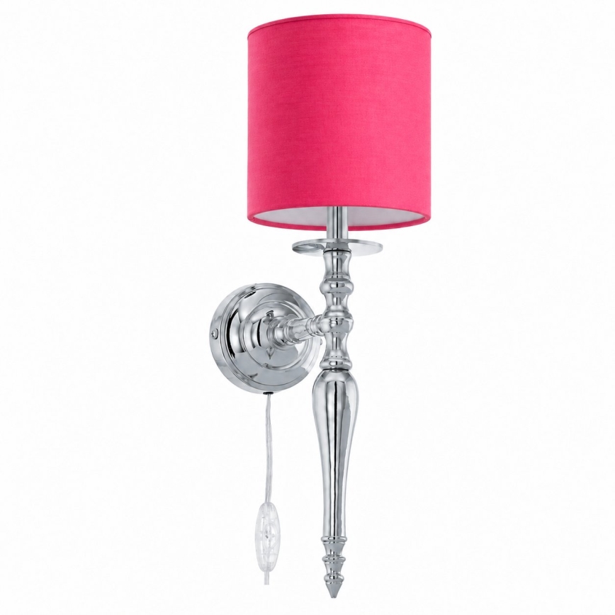 BRILAGI - Zidna lampa NUBILA 1xE27/60W/230V sjajni hrom/ružičasta