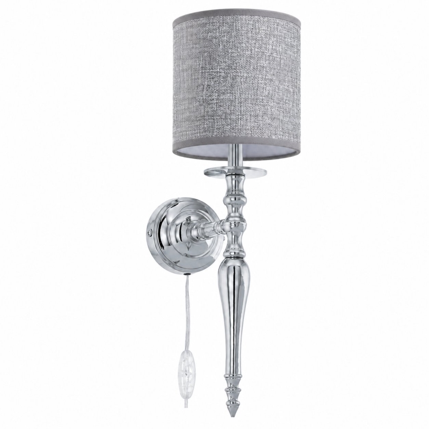 BRILAGI - Zidna lampa NUBILA 1xE27/60W/230V sjajni hrom/siva