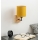 Brilagi - Zidna lampa NUBILA WOOD 1xE27/25W/230V hrast/crna/žuta
