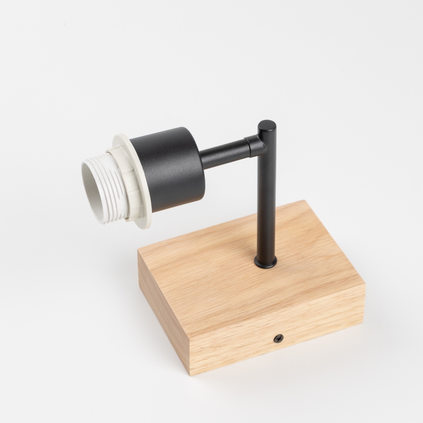 Brilagi - Zidna lampa NUBILA WOOD 1xE27/25W/230V hrast/zelena