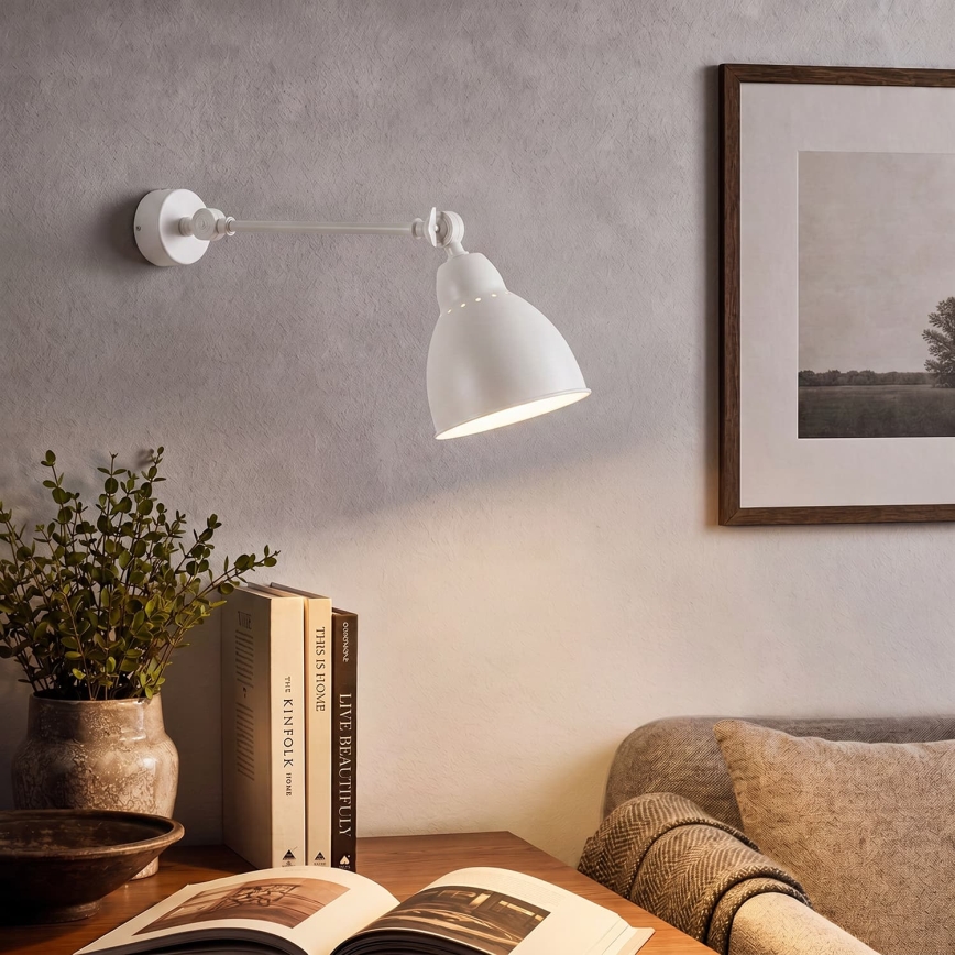 BRILAGI - Zidna lampa QUILL 1xE27/40W/230V 40 cm bela