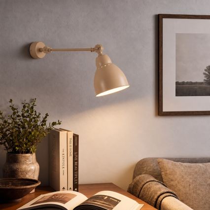 BRILAGI - Zidna lampa QUILL 1xE27/40W/230V 40 cm bež