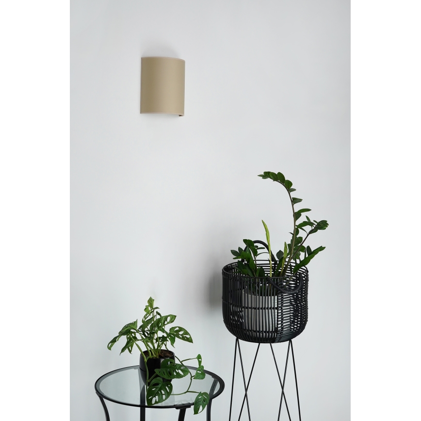 Brilagi - Zidna lampa SEMI 1xE27/15W/230V pr. 20 cm bež