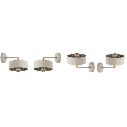 Brilagi - Zidna lampa SPRING 1xE27/60W/230V bež/zlatna