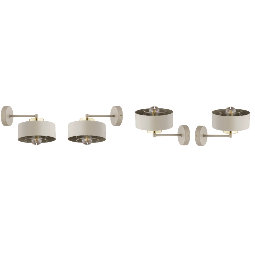 Brilagi - Zidna lampa SPRING 1xE27/60W/230V bež/zlatna