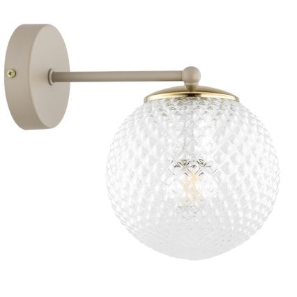 BRILAGI - Zidna lampa STELLA 1xE27/60W/230V bež/zlatna