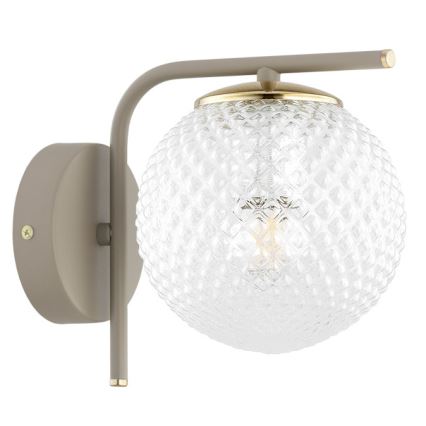 BRILAGI - Zidna lampa STELLA 1xE27/60W/230V bež/zlatna