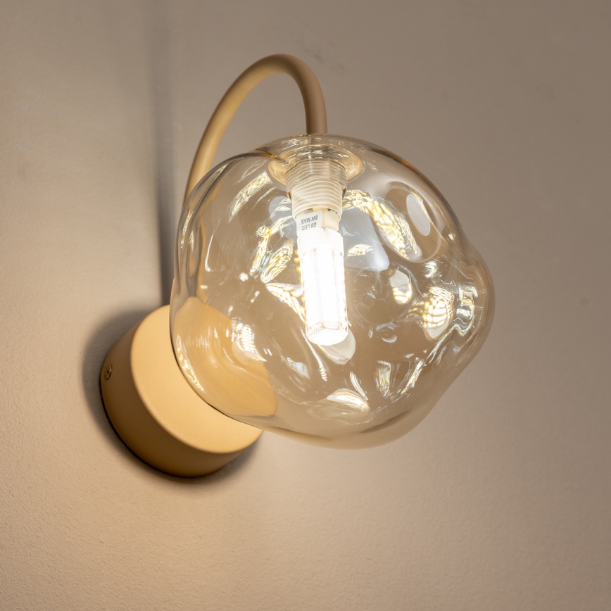 BRILAGI - Zidna lampa VULCANO 1xG9/8W/230V bež/zadimljena bež