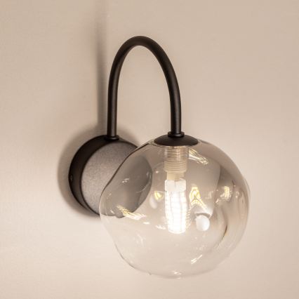 BRILAGI - Zidna lampa VULCANO 1xG9/8W/230V crna/zadimljena crna