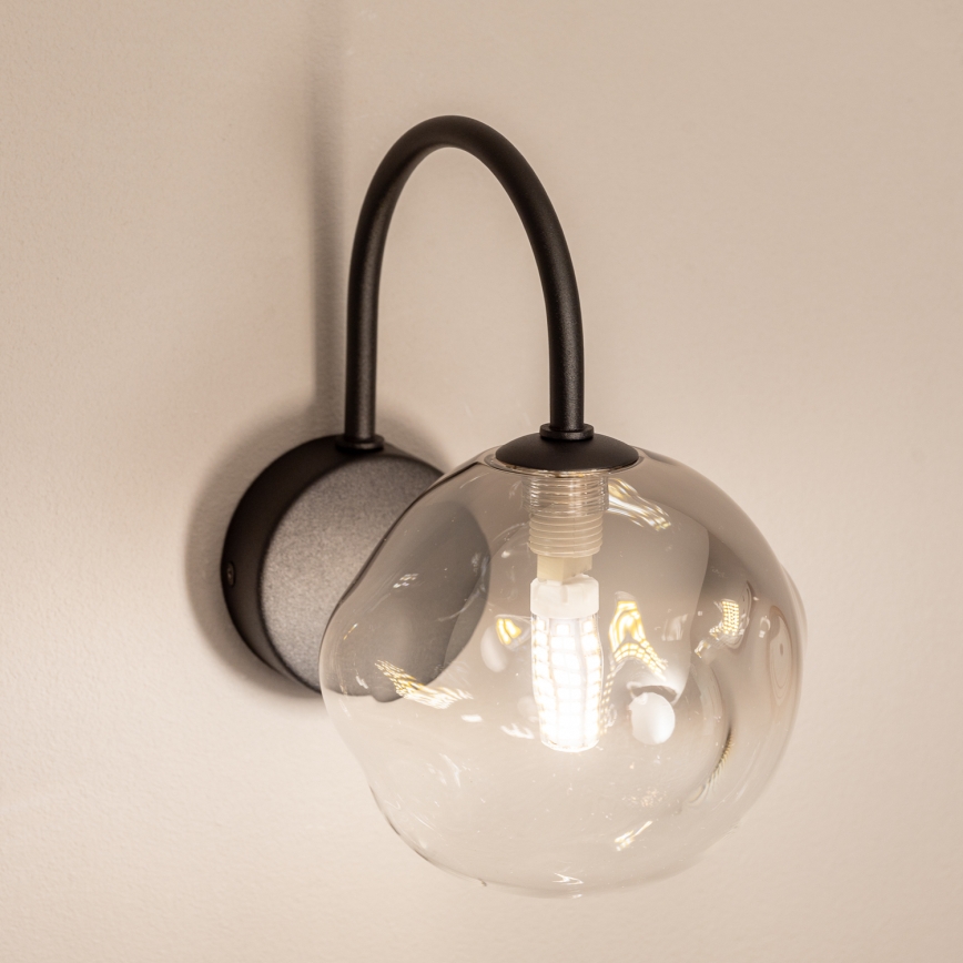BRILAGI - Zidna lampa VULCANO 1xG9/8W/230V crna/zadimljena crna