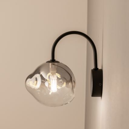 BRILAGI - Zidna lampa VULCANO 1xG9/8W/230V crna/zadimljena crna