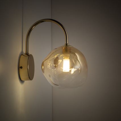 Brilagi - Zidna lampa VULCANO 1xG9/8W/230V zlatna/zadimljeno bež