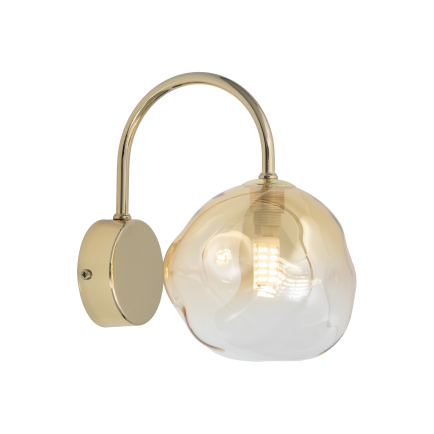 Brilagi - Zidna lampa VULCANO 1xG9/8W/230V zlatna/zadimljeno bež