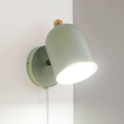 Brilagi - Zidna spot lampa GALLION 1xE27/15W/230V zelena