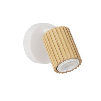 Brilagi - Zidna spot svetiljka MODERN WOOD 1xGU10/8W/230V drvo/bela