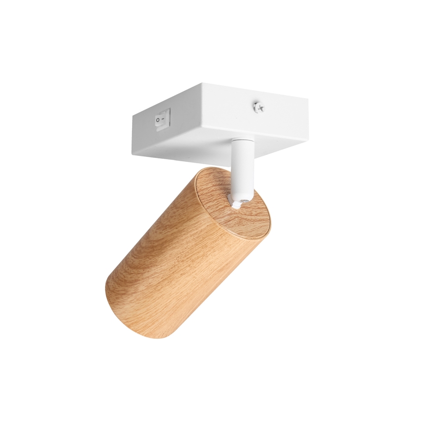 Brilagi - Zidna spot svetiljka SELE 1xGU10/30W/230V bela/dekor hrasta