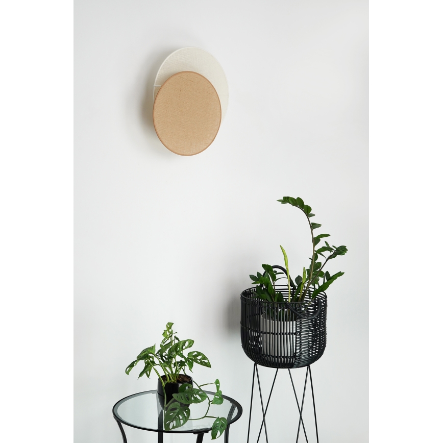 BRILAGI - Zidna svetiljka CIRCLES 1xE27/15W/230V 45x45 cm bež/krem