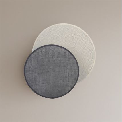 Brilagi - Zidna svetiljka CIRCLES 1xE27/60W/230V, prečnika 35 cm, krem/siva