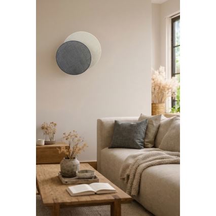 Brilagi - Zidna svetiljka CIRCLES 1xE27/60W/230V Ø 45 cm krem/siva