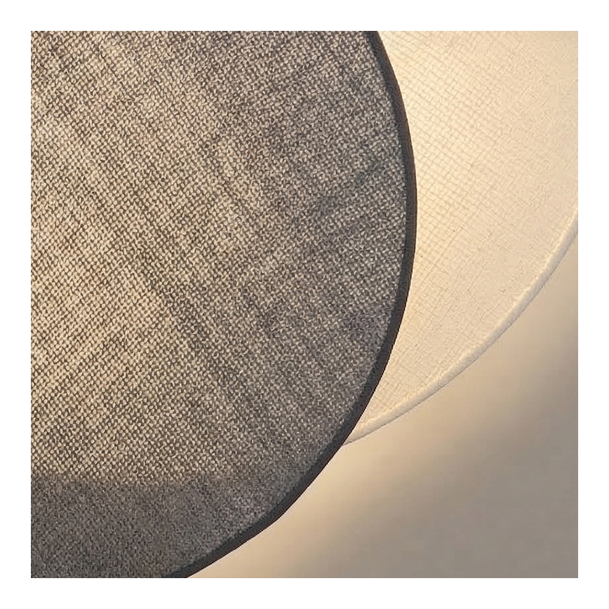 Brilagi - Zidna svetiljka CIRCLES 1xE27/60W/230V Ø 45 cm krem/siva