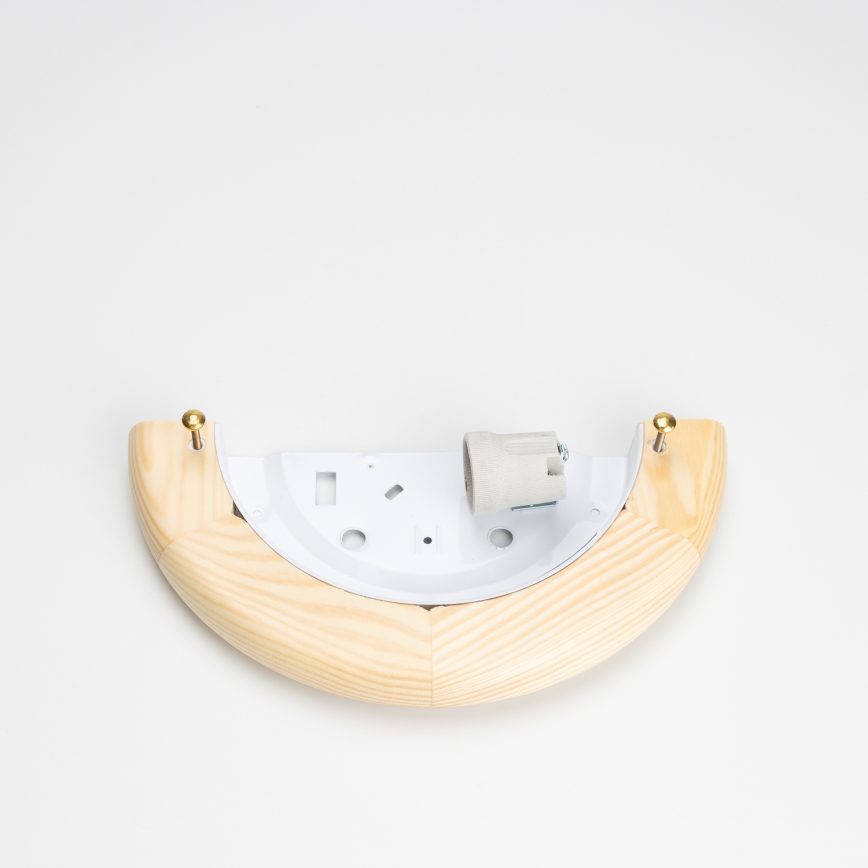 Brilagi - Zidna svetiljka ORBIS 1xE27/60W/230V, 30 cm, borovina