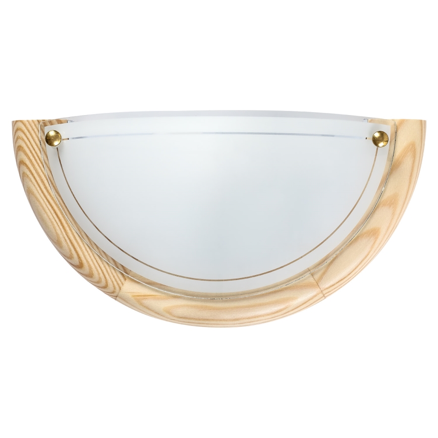 Brilagi - Zidna svetiljka ORBIS 1xE27/60W/230V, 30 cm, borovina