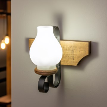 Brilagi - Zidna svetiljka QUEEN 1xE14/40W/230V bukva