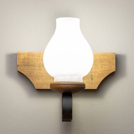 Brilagi - Zidna svetiljka QUEEN 1xE14/40W/230V bukva