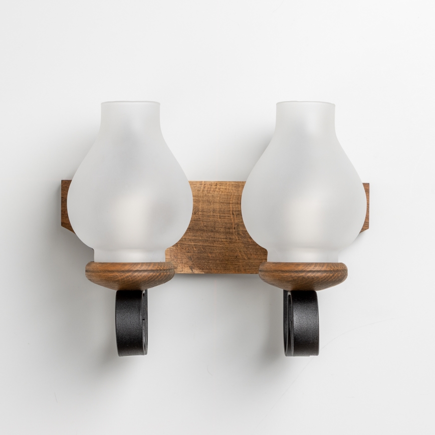 Brilagi - Zidna svetiljka QUEEN 2xE14/40W/230V bukva