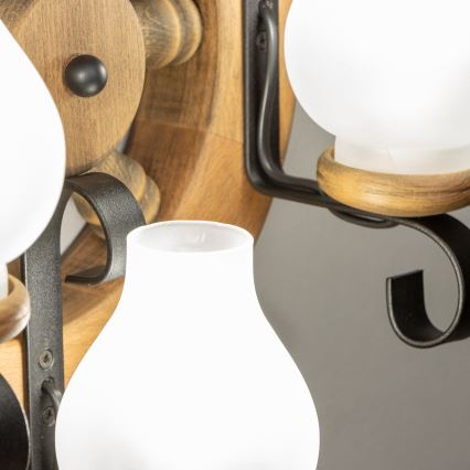 Brilagi - Zidna svetiljka TIMONA 3xE14/40W/230V bukva