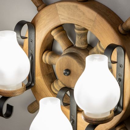 Brilagi - Zidna svetiljka TIMONA 3xE14/40W/230V bukva