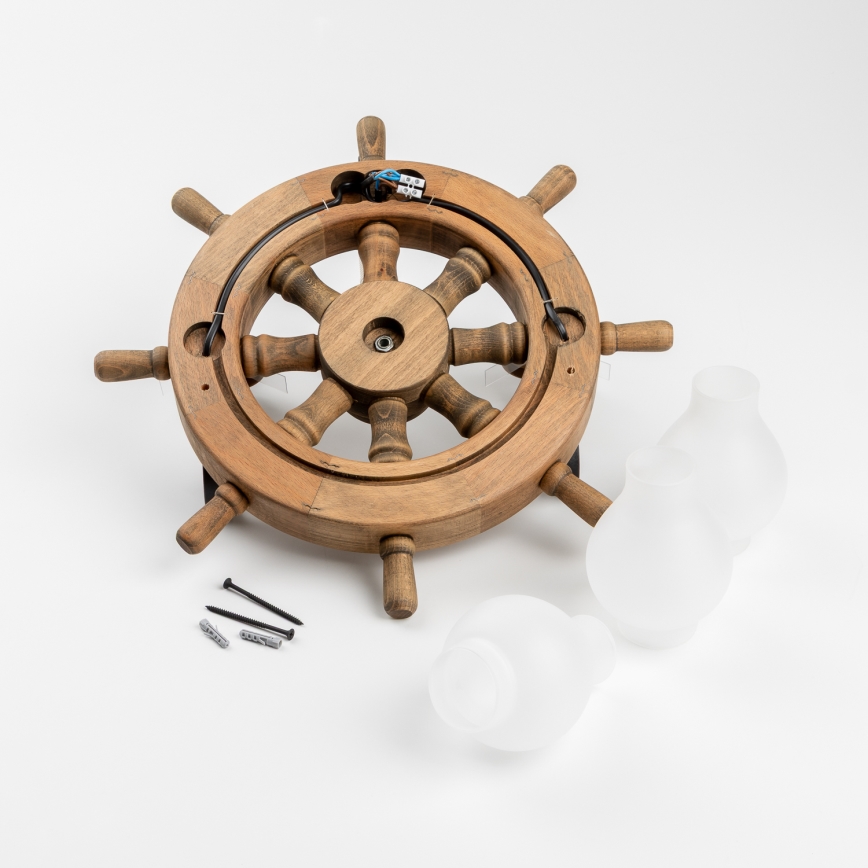 Brilagi - Zidna svetiljka TIMONA 3xE14/40W/230V bukva