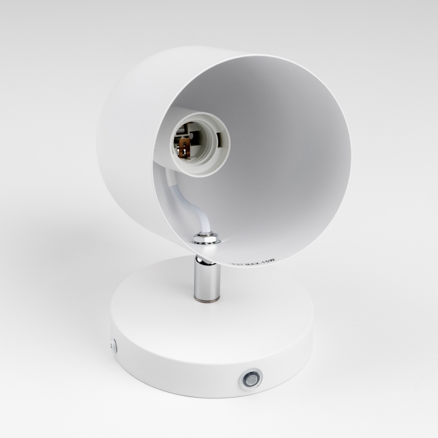 Brilagi - Zidni spot GALLION 1xE27/15W/230V bela