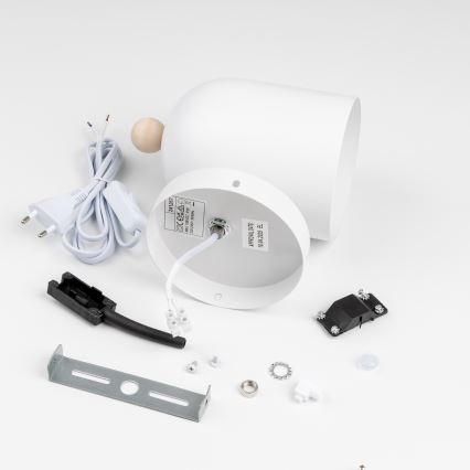 Brilagi - Zidni spot GALLION 1xE27/15W/230V bela
