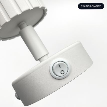 Brilagi - Zidno reflektorsko svetlo CRISPINA 1xGU10/10W/230V belo