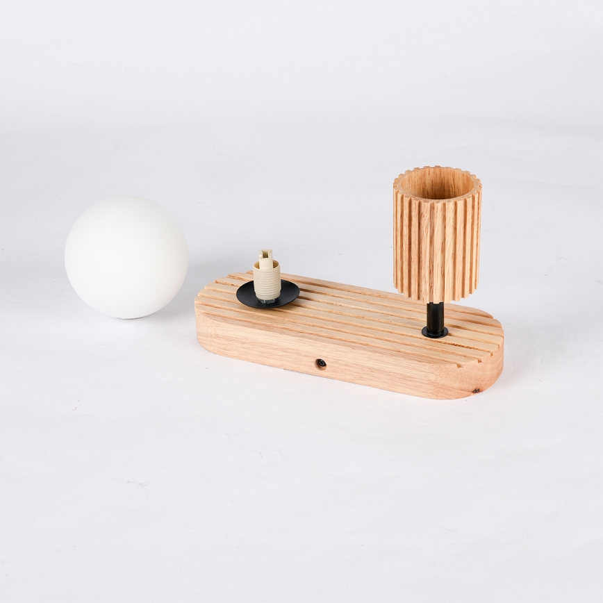 Brilagi - Zidno spot svetlo MODERN WOOD 1xG9/5W/230V + 1xGU10/8W drvo