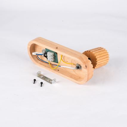 Brilagi - Zidno spot svetlo MODERN WOOD 1xG9/5W/230V + 1xGU10/8W drvo