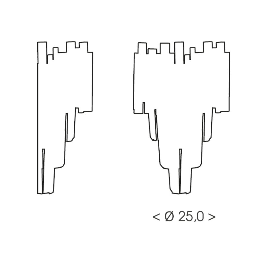 Brilagi - Zidno svetilo VERVE 2xE14/40W/230V zlatno