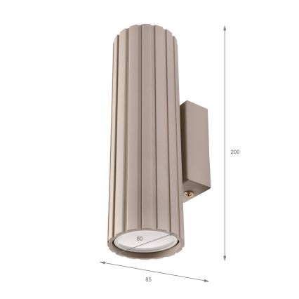 Brilagi - Zidno svetlo CRISPINA 2xGU10/10W/230V 20 cm bež