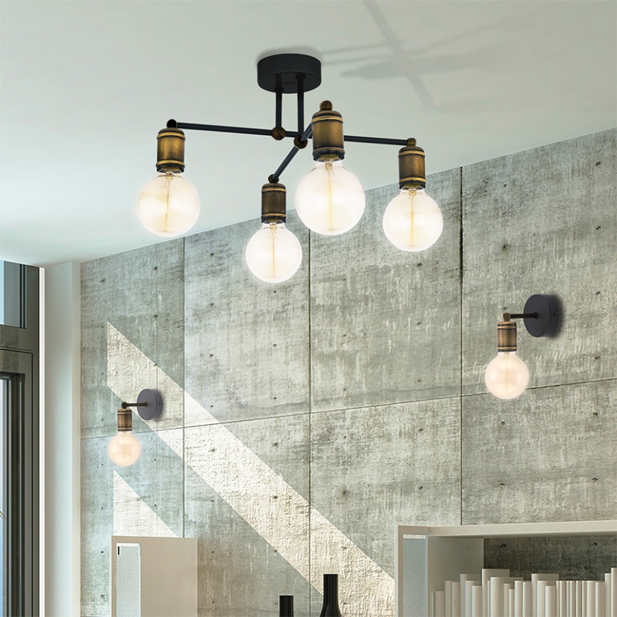 Brilagi - Zidno svetlo OMBORO 1xE27/60W/230V