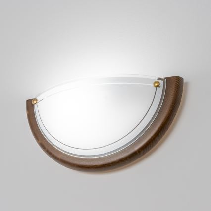 Brilagi - Zidno svetlo ORBIS 1xE27/60W/230V 30 cm borovina