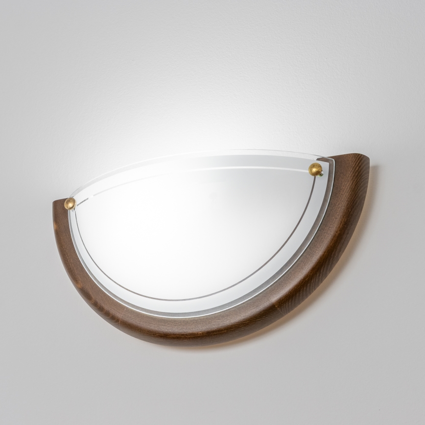Brilagi - Zidno svetlo ORBIS 1xE27/60W/230V 30 cm borovina